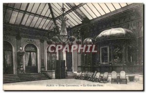 Old Postcard Paris Hotel Continental Jamies court