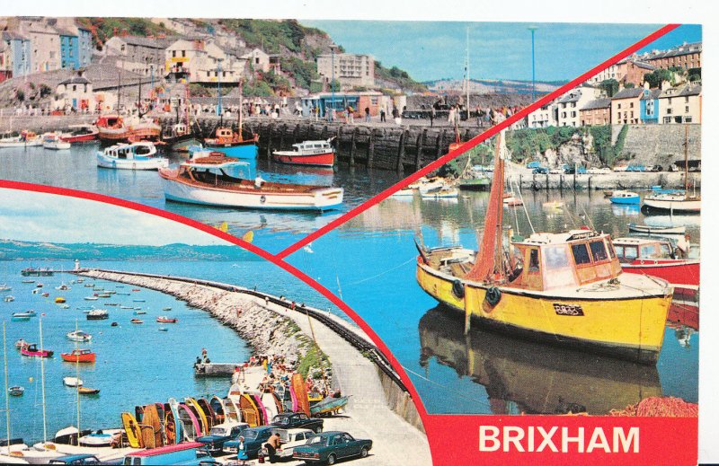 Devon Postcard - Views of Brixham    XX738