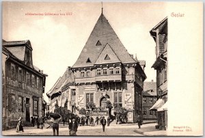 Altdeutsches Gildehaus Von Goslar Germany Street & Building Postcard