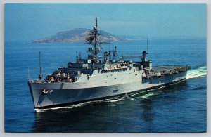 U.S.S. Duluth LPD 6 Navy Amphibious Surface Force Marine Photo Postcard