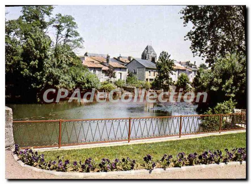 Postcard Modern Vivonne Poitou (Vienne) Banks of the Vonne