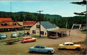 Entrance to Canada at Pigeon River Near Port Arthur & Fort William 1950s PC