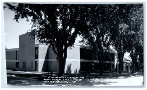 c1940's Campus Center Waldorf College Forest City Iowa IA RPPC Photo Postcard
