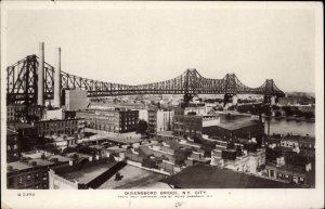 Queenboro Bridge New York City Rotograph SEIDEL REALTY Advertising Astoria RP