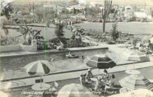 Arizona Phoenix Camelback Inn swimming Pool 1950s RPPC Photo Postcard 22-4581