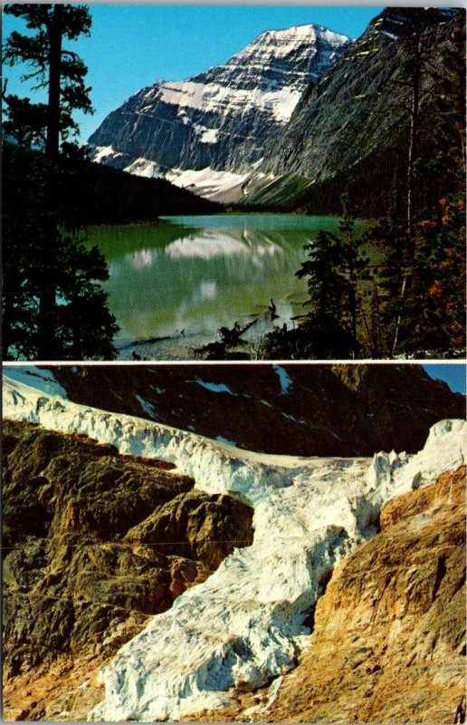 Canada Jasper Park Mount Edith Cavell and Angel Glacier