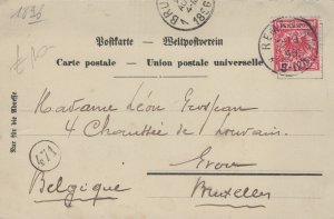 Germany Bingen Gruss Vom National Denkmal Vintage Postcard 03.64