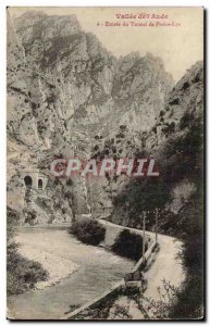 Vallee de l & # 39aude Postcard Old Stone Lys Tunnel Entrance