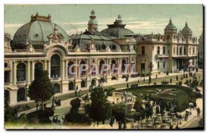 Old Postcard Monte Carlo Casino