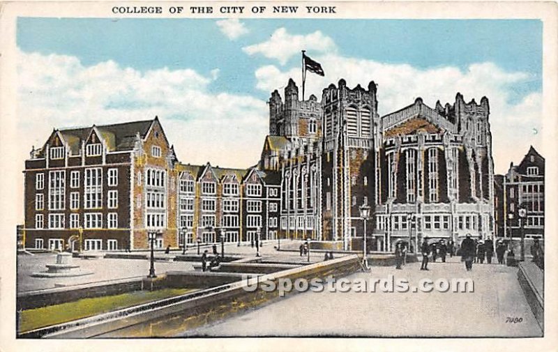 College of the City, New York City, New York