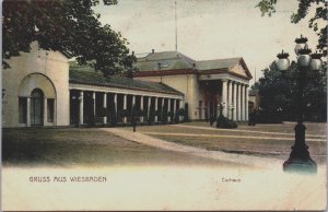 Germany Wiesbaden Kurhaus Vintage Postcard C140