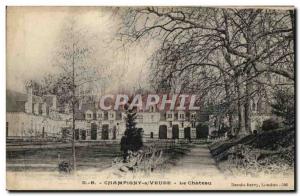 Old Postcard Champigny S Veude Le Chateau
