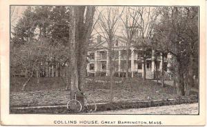 great barrington,MA postcard-the collins house in berkshires