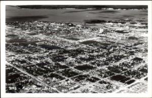 Anchorage AK Aerial View #2195 Real Photo Postcard