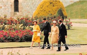 Reagan, Queen Elizabeth II Prince Philip, Windsor Castle Unused 