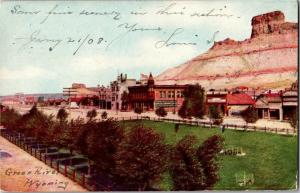 View Scenery Around Green River WY c1908 Vintage Postcard R14