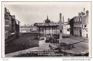 RP, Vue De La Place De La Republique, De La Plage Et De La Nouvelle Gare Mari...