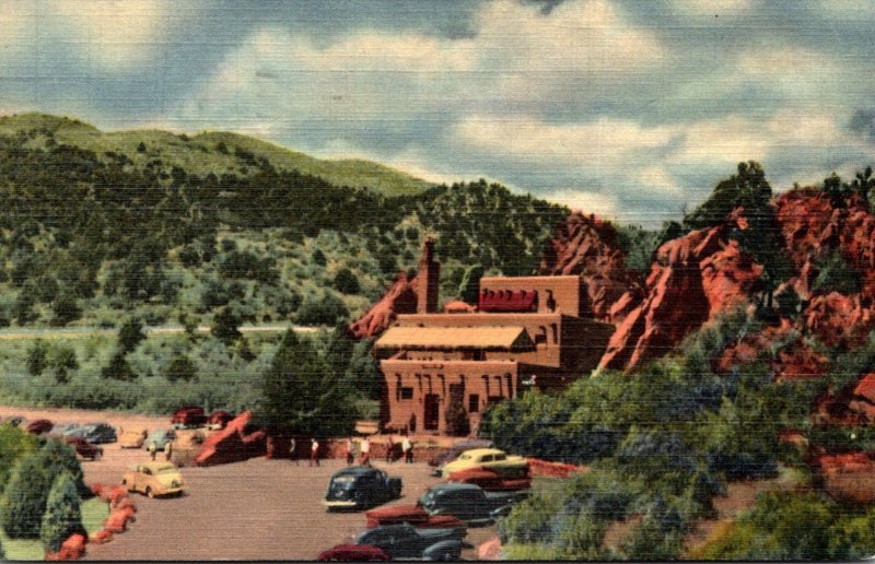 Colorado Colorado Springs Garden Of The Gods Hidden Inn 1950 Curteich