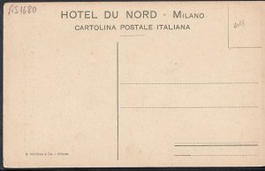 Italy Postcard - Restaurant De L'Hotel Du Nord, Milan  RS1680