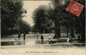 CPA Bois de VINCENNES Pelouse et Riviére (65706)