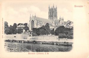 uk3775 worcester cathedral s w real photo uk