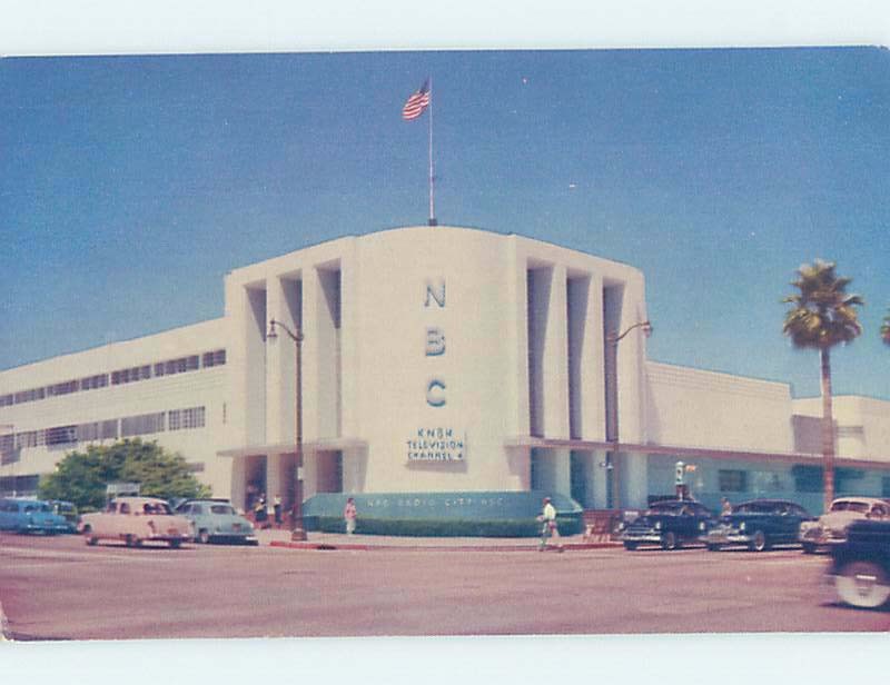 1950's OLD CARS AT NBC RADIO CITY TV STUDIO Hollywood - Los Angeles CA ...