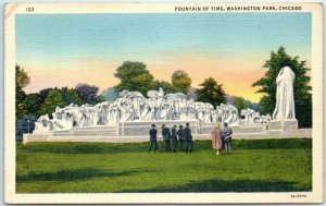 M-32322 Fountain of Time Washington Park Chicago Illinois