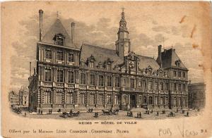 CPA Reims - Hotel de Ville (277302)