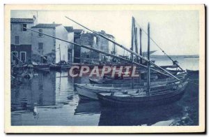 Postcard Old Fishing Boat Martigues