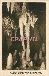Postcard Old Grand Roc Cave has Laugerie Basse (Les Eyzies Dordogne) The Butt...