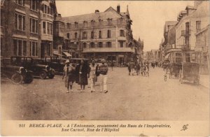 CPA BERCK-Plage-A l'Entonnoir, croisement des Rues de l'Impératrice (46192)