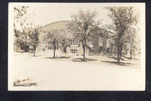 RPPC MILLER SUTH DAKOTA SD AUDITORIUM BUILDING VINTAGE REAL PHOTO POSTCARD