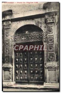 Postcard Old Tallard door of the church in 1149