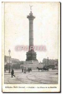 Paris Old Postcard Place de la Bastille