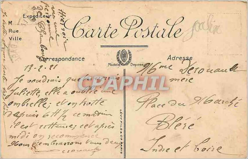 Old Postcard Nice La Jetee by Blow Sea