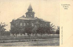 EL RENO, OK Oklahoma  COURT HOUSE  Canadian County Courthouse  c1910's Postcard