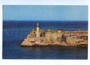 171929 CUBA HAVANA Morro castle LIGHTHOUSE Old photo postcard