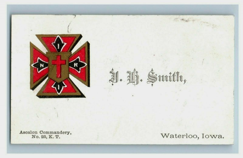 Lot Of 12 1870's-80's Knights Templar Membership Cards Fab! J P190 