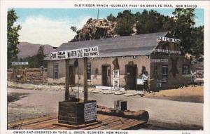 New Mexico Glorietta Pass Old Pigeon Ranch On Santa Fe Trail Curteich