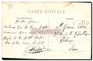 Old Postcard Jura Baume les Messieurs La Grande Cascade Gateway d & # 39entre...