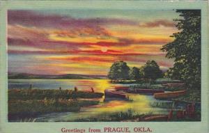 Oklahoma Greetings From Prague 1958