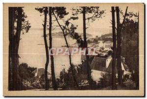 Old Postcard Douarnenez Treboul View from Bois d Isis