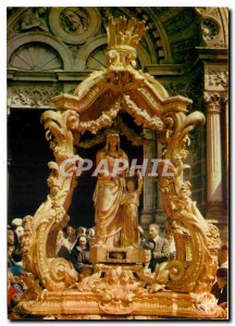 Modern Postcard Sainte Anne d'Auray The Statue of St. Anne in procession litt...