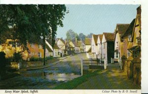 Suffolk Postcard - Kersey Water Splash - Ref 16946A