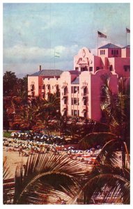 Royal Hawaiian Hotel Hawaii Postcard 1955 with US Navy Cancel