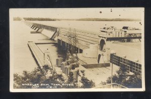 RPPC LAWRENCEBURG TENNESSEE WHEELER DAM VINTAGE REAL PHOTO POSTCARD