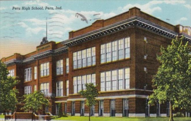 Indiana Peru High School 1944 Curteich