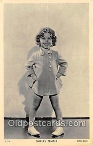 Child Actress Shirley Temple Unused corners are square, card does not lay fla...