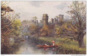 WARWICK, Warwickshire, England, 1900-1910's; Warwick Castle From The Bridge