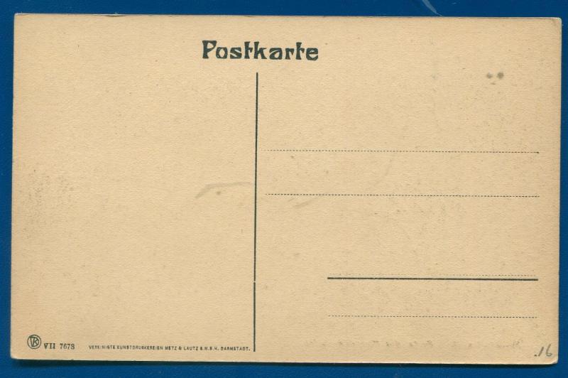 Frankfurt a M Portal des Hauptbahnhofes Railway Station Germany postcard